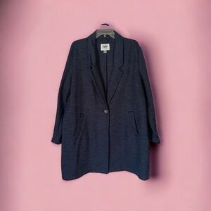 Old Navy XL Marled Navy Lightweight Pea Jacket